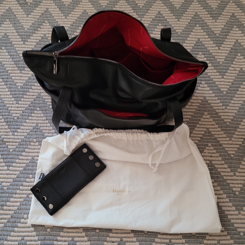 Hammitt black shoulder bag and wallet